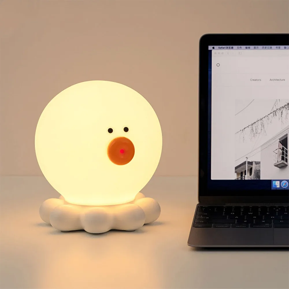 

Funny 7 Colors Octopus Night Light USB Rechargeable Cute Octopus Lamp Nightlights Gifts for Kids Baby Children Bedroom Decor