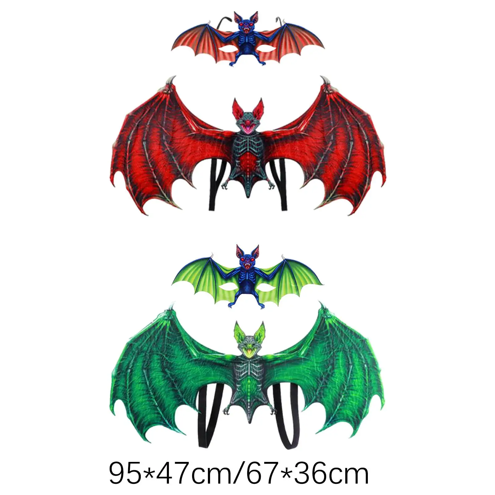 

Halloween Mask Wing Costume Props Stage Performance Props for Party Carnival