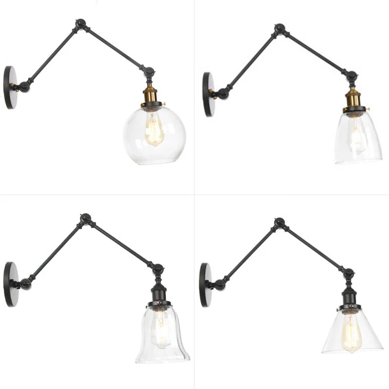 

wall lamp retro long wall sconces led wall lamp switch decorative items for home bed head lamp dorm room decor off white belt