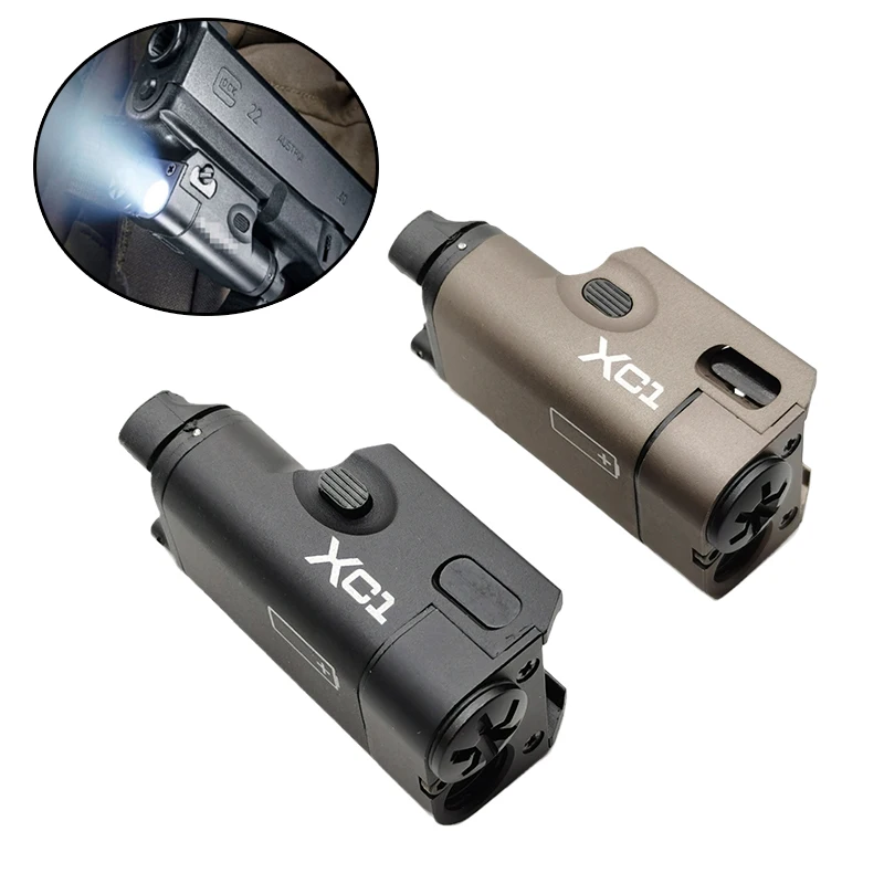 

High Lumens Tactical SF XC1 Pistol Gun Light MINI LED Weapon Light Lanterna Airsoft Flashlight For GLOCK 17 18C 19 25