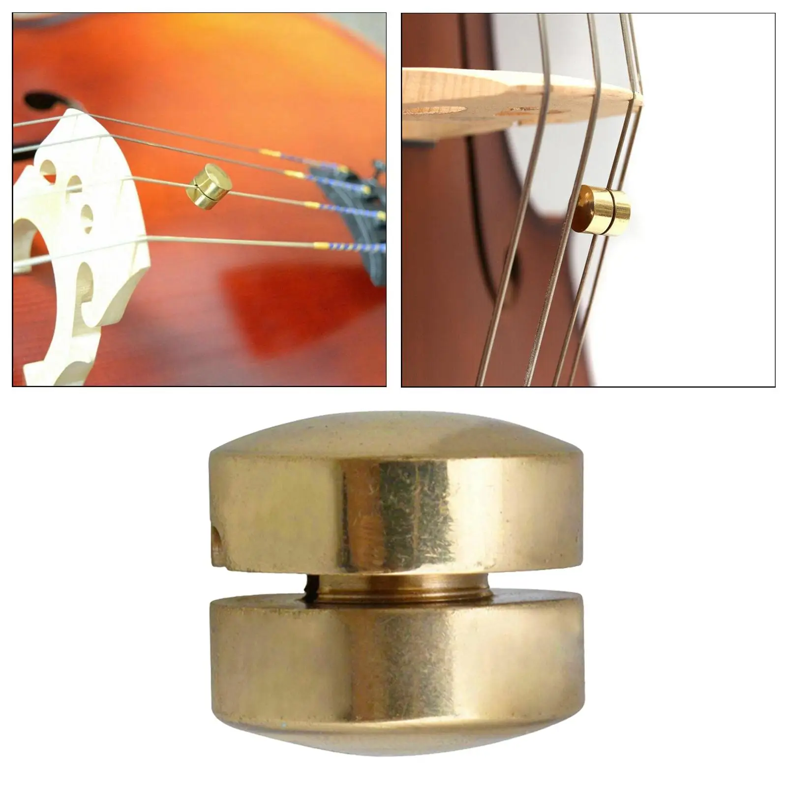 

Brass Violin Mute Suppressor Replacement Accessories, Easy to Use