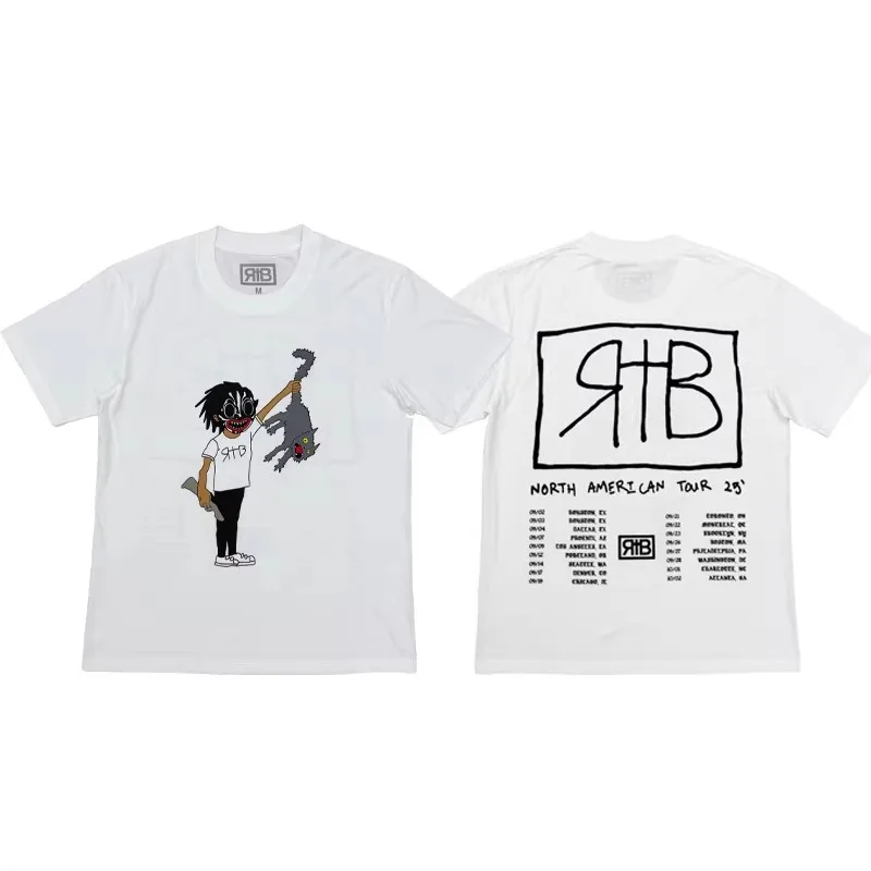 Фото Футболка с коротким рукавом 2026 CHE REST IN BASS TOUR MERCH SNEAK PEAK TEE, лимитированная серия, TX1610 №1