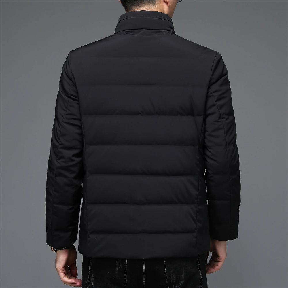 COODRONY Brand Winter Duck Down Jacket Men Clothing New Arrival Business Casual Coat Zipper Stand Collar Parka Windbreaker Z8161