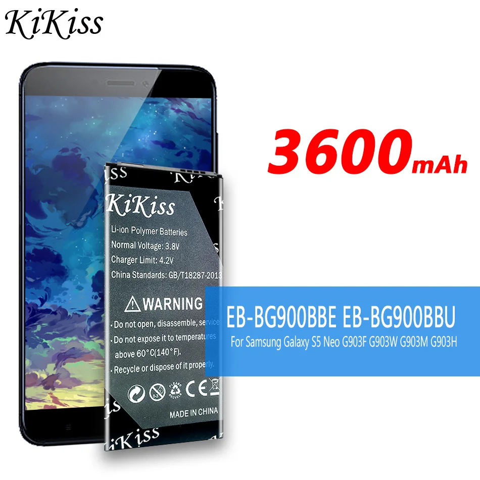 Внешняя Аккумуляторная батарея для Samsung Galaxy S 5/S5 Neo G903F G903W G903M G903H/s5 G900S G900F