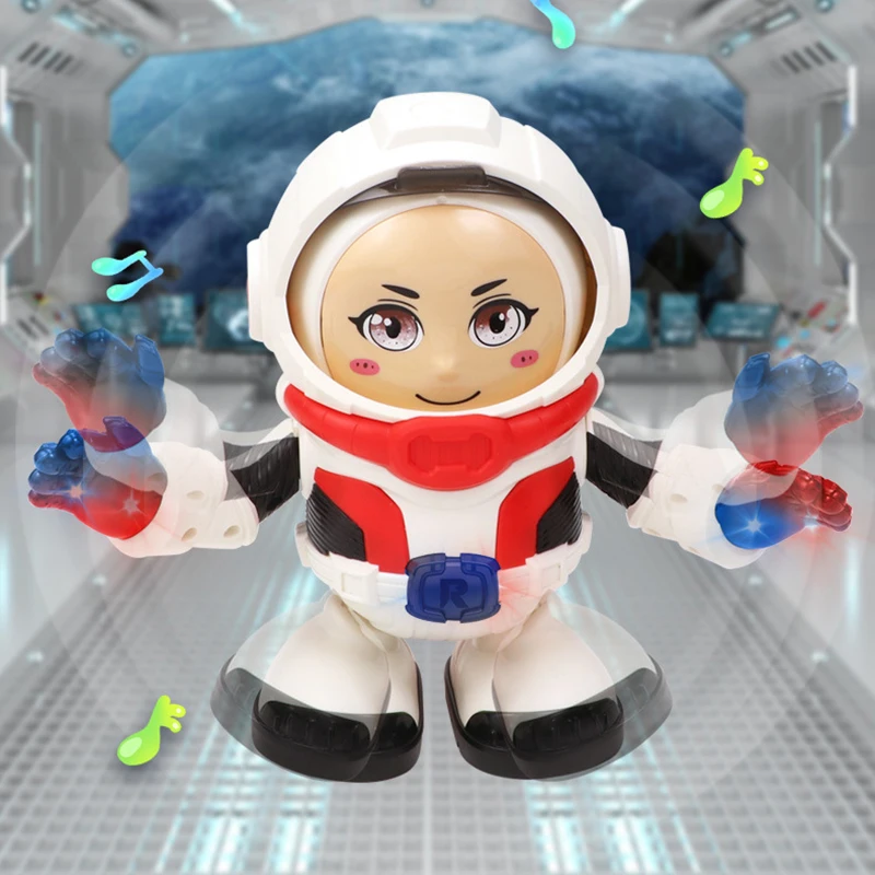 

Parent-Child Fun Creative Robot Toy Spaceman Dancing With Music Electric Indoor Toys For Boys Kids
