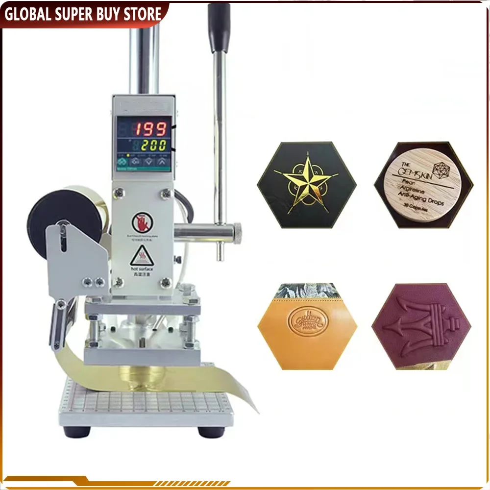 Кожаная бронзовая маркировка под давлением 10x13 см