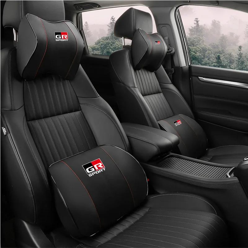 2 шт. подушка для шеи автомобильного сиденья подголовник из искусственной кожи