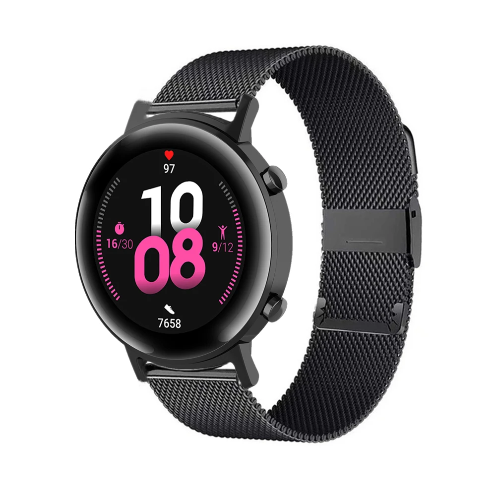 Ремешок и чехол 2 в 1 для HUAWEI Watch GT Runner GT3 GT2 Pro 2e защитный браслет из нержавеющей