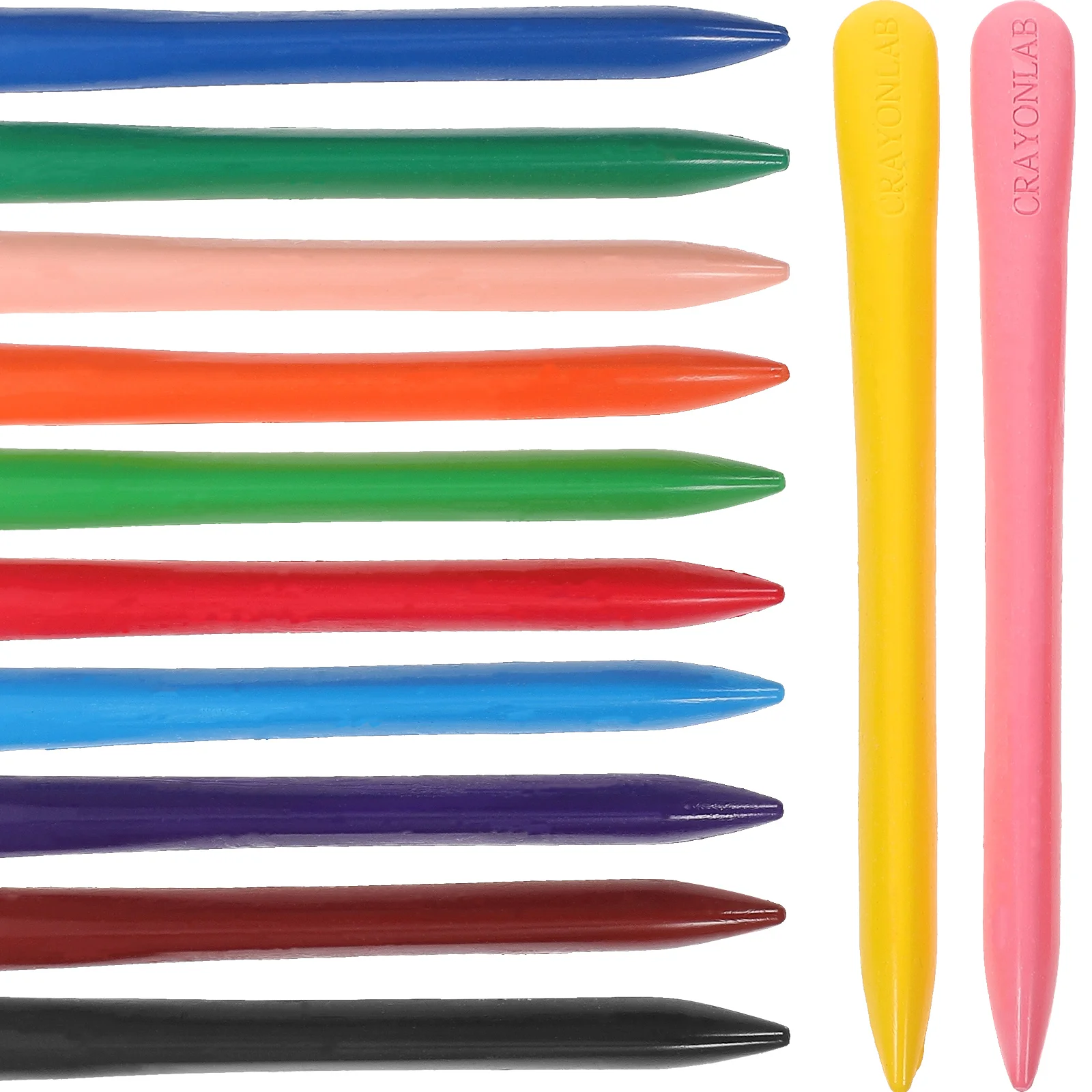 

Мелки для малышей 12 цветов шелковистые моющиеся большие мелки безопасные для детей