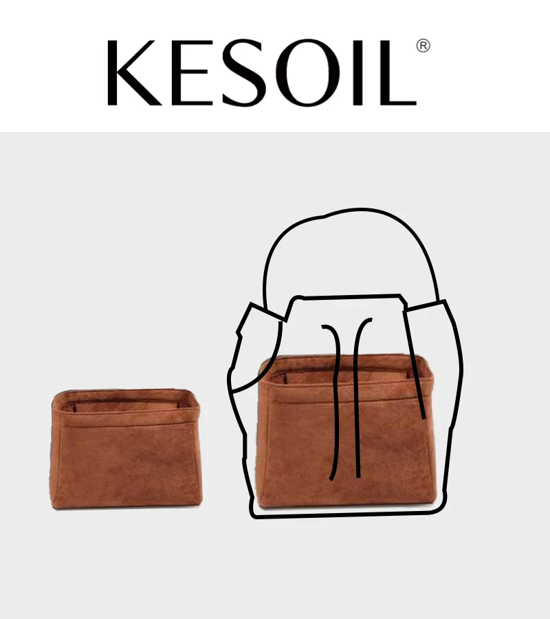 

Сумка-ведро KESOIL noebbLiner, многофункциональная подкладка для хранения, подкладка для хранения косметики, поддерживающие аксессуары