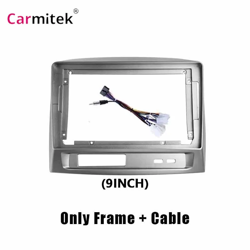 

9 Inch Radio Fascia fit for TOYOTA VIOS 2004 Android player Frame Stereo Installation Surround Trim Panel Dash Kit Cover Facia