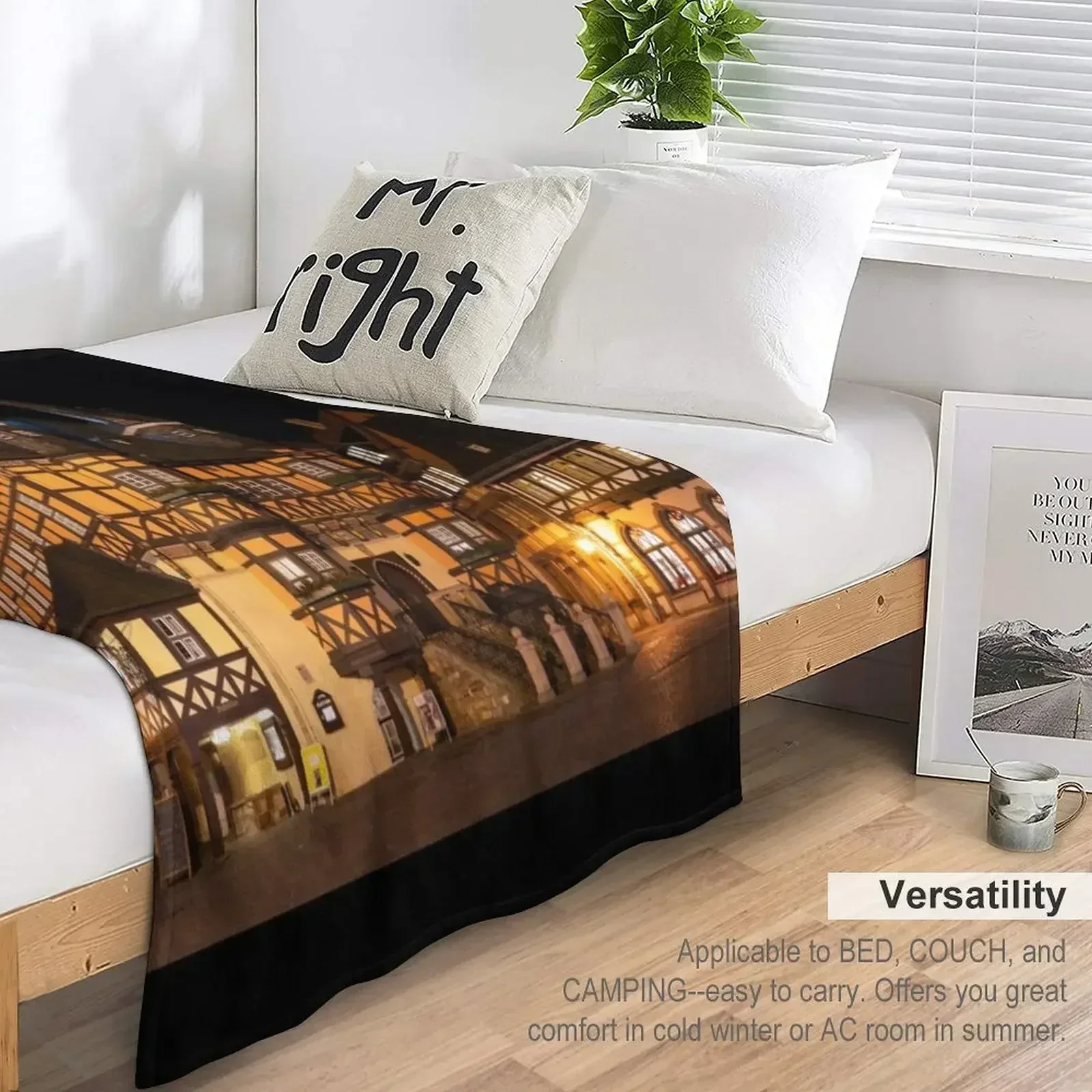 Новое одеяло Wernigerode Rathaus Bei Nacht волосатые самые мягкие одеяла