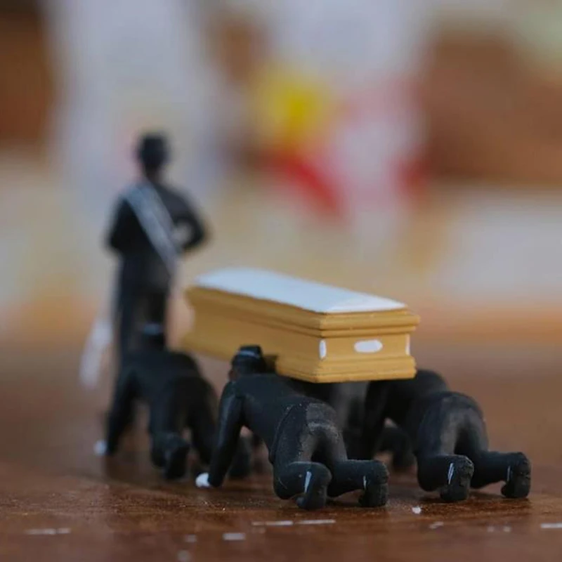 Косплей Гана танцующие палладеры гробы фигура танца погребальные танцевальные