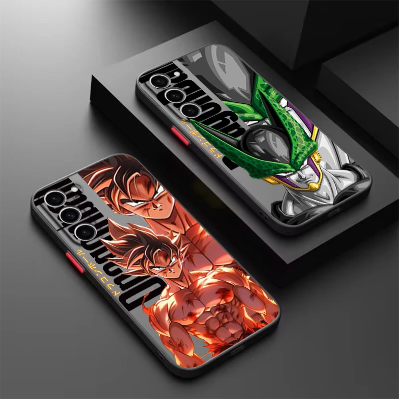 D-Dragon Ball Goku модный матовый полупрозрачный чехол для Samsung Note 20 A35 A03 A54 A22 A34 A14 A24 A04 A55