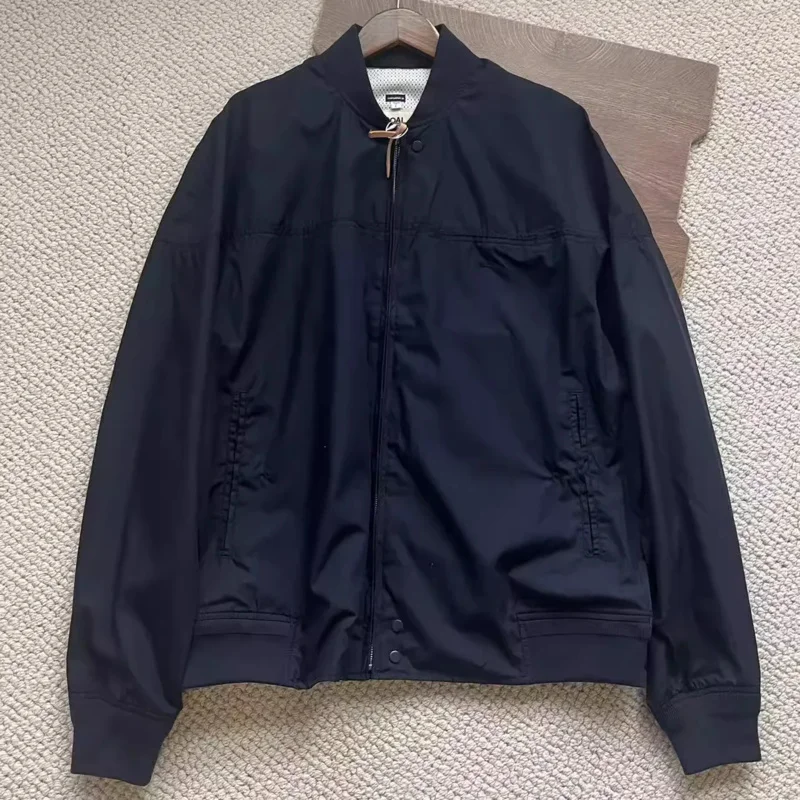 NANAMICA ретро бейсбольный воротник функциональная молния свободная уличная куртка