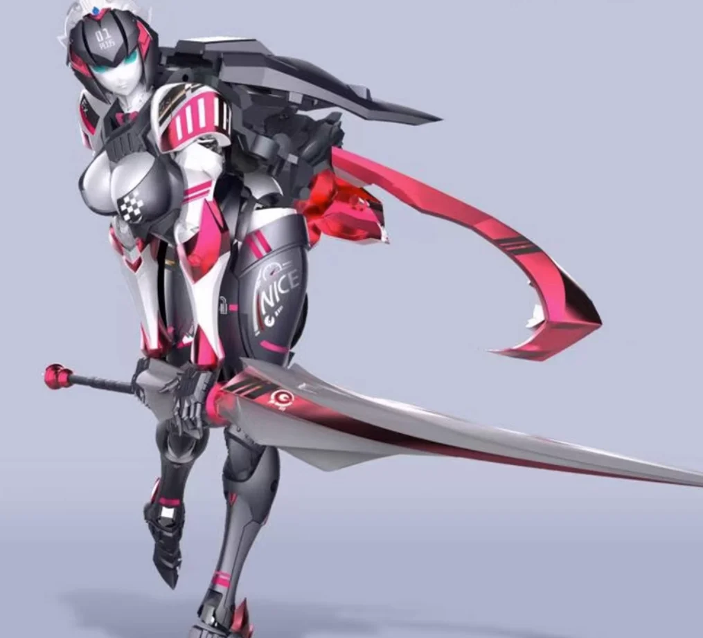 

BigFirebird Build Transformation EX-01PLUS Mecha Girl Alloy Model Action Figure Collection Gift Toy
