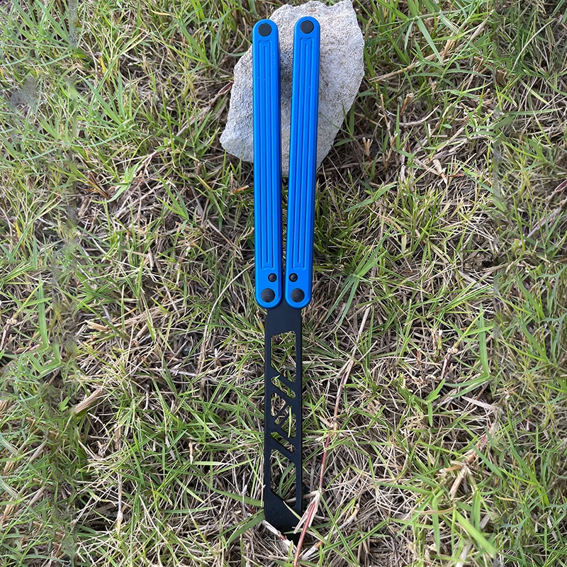 Синяя Арктическая круглая высококлассная цельная алюминиевая ручка