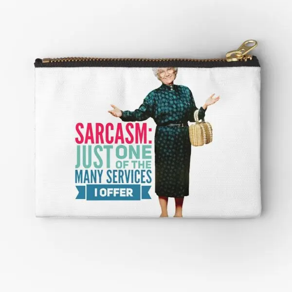 

Golden Girls Sarcasm Zipper Pouches Panties Cosmetic Pure Storage Key Small Women Wallet Coin Pocket Socks Men Underwear Bag