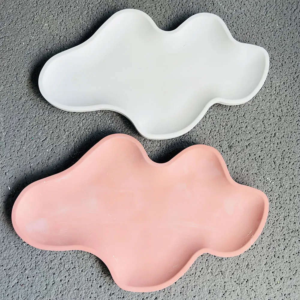 Большой Цементный Поднос В Форме Облака Силиконовая Форма Для Смолы Бабочек