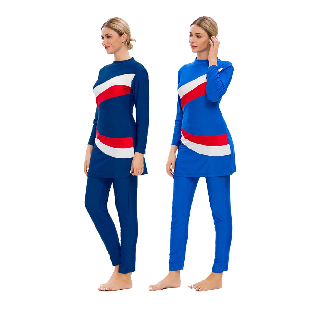 Мусульманский купальник Буркини для женщин облегающие купальники пэчворк