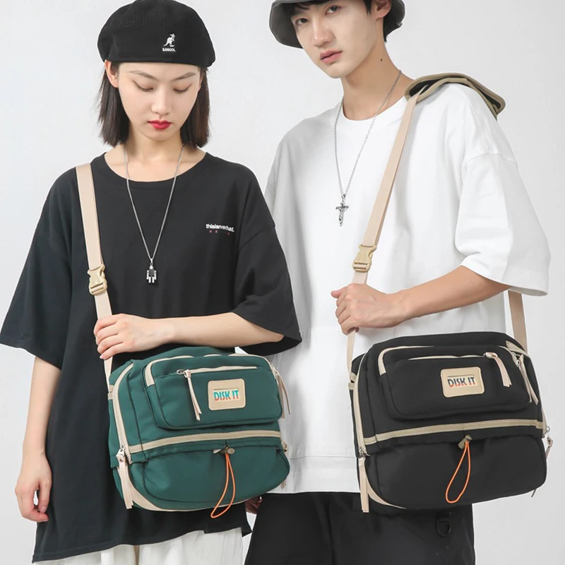 

Новинка 2023, водонепроницаемые женские сумки-мессенджеры, Нейлоновые женские сумки через плечо в японском стиле, модные женские сумки через плечо для девушек