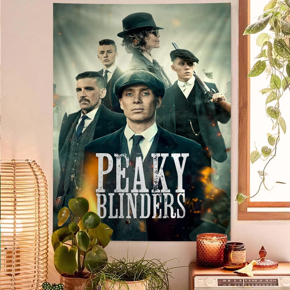 Movie P-Peaky B-Blinders Classic Posters Vintage Room Bar Cafe Decor Nordic Home