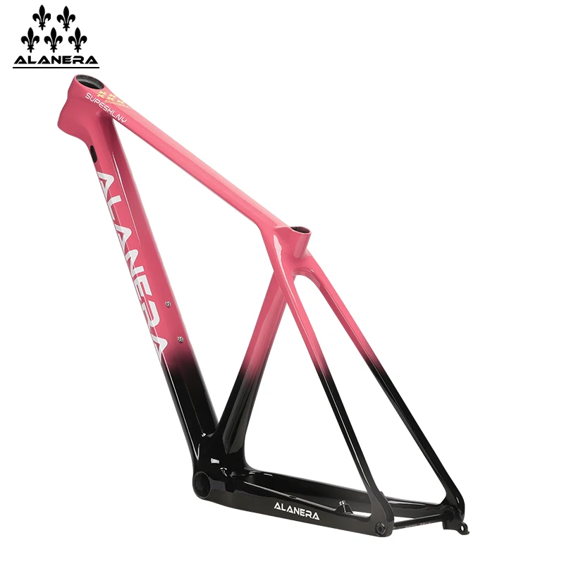 Новая градиентная розовая рама ALANERA T800carbon 29er Storm Shadow-MAX для горного велосипеда 148, открытая рама UD, хвостовой крючок (art.: 3920d4515c8fb) - 3920d4515c8fb