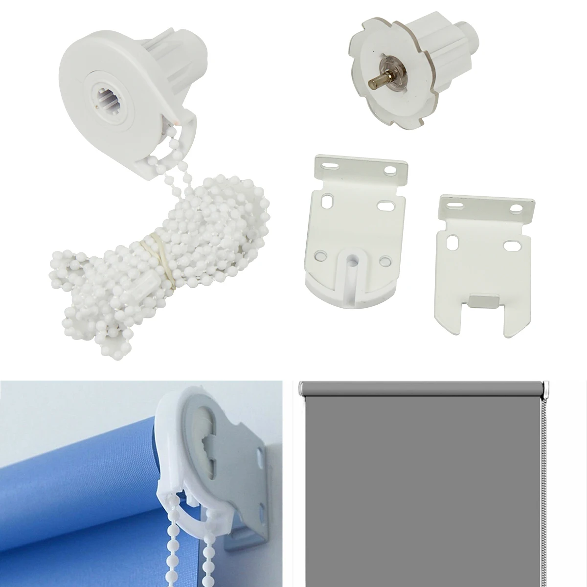 1 шт. 38 мм фитинги для рулонных штор из бисера принадлежности офисных оконных