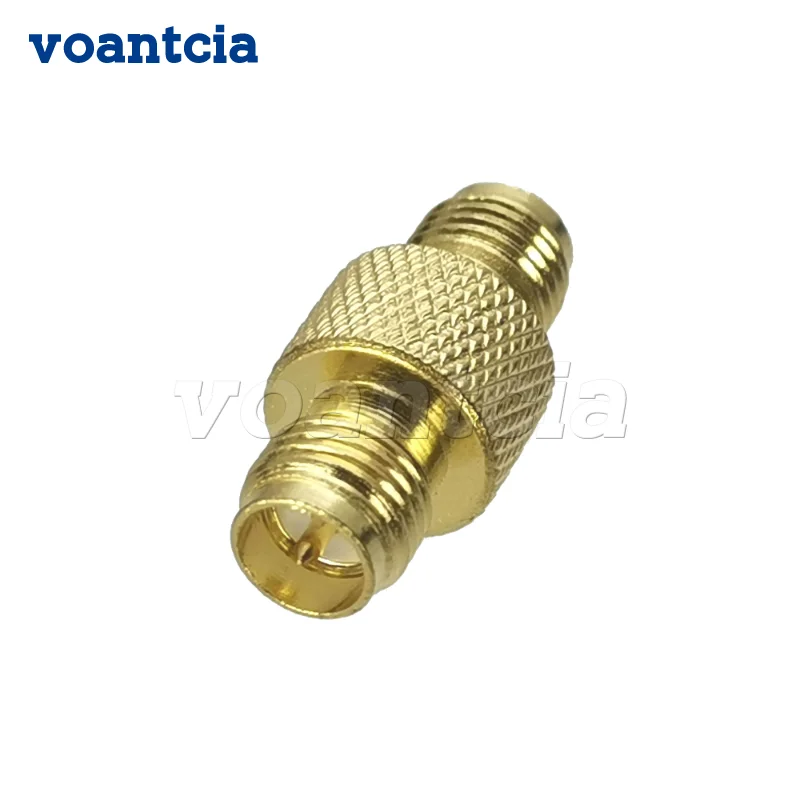 

10pcs Connector Adapter SMA Female Jack to RP-SMA Female Plug RF Coaxial Converter New Brass Gold Plated