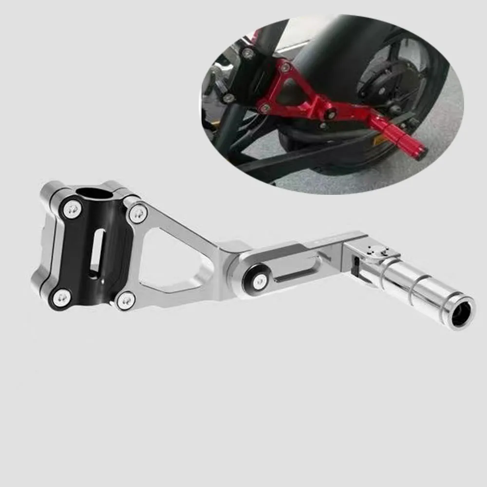 

Motorcycle Accessories One Pair Stainless Steel Footrest Bracket Pedal Rear Pedal For Super SOCO TC TS TC MAX