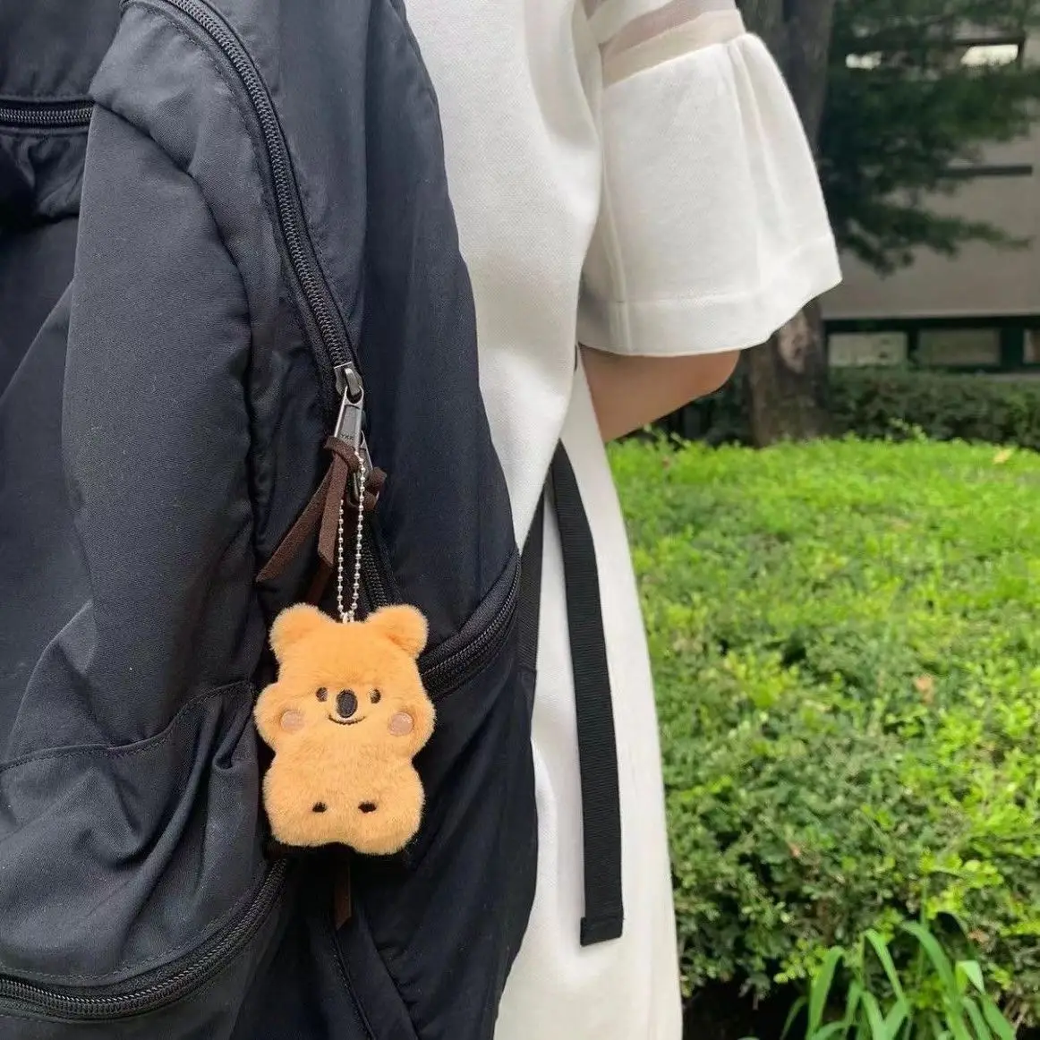 Корея Ins Kaola хот-дог сыр еда плюшевый брелок кавайная модель двойная молния