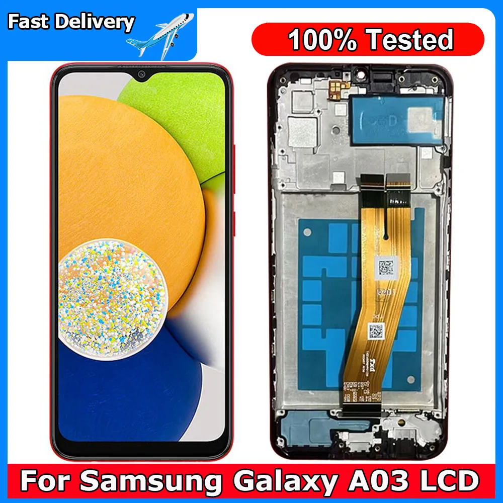 

6.5"Original For Samsung Galaxy A03 LCD Display Touch Screen Sensor Digiziter Assembly Replace For Samsung Galaxy A03 A035 LCD