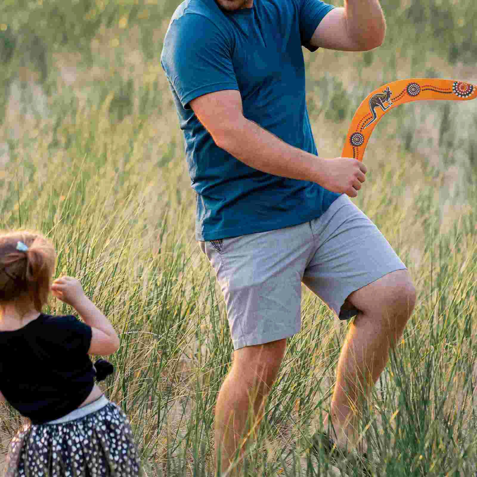 

Boomerang Boomerangs Toy Wooden Kids Flying Sportsoutdoor Catch Returning Adults V Shaped Equipment Wood Toys Fast Dart Maneuver