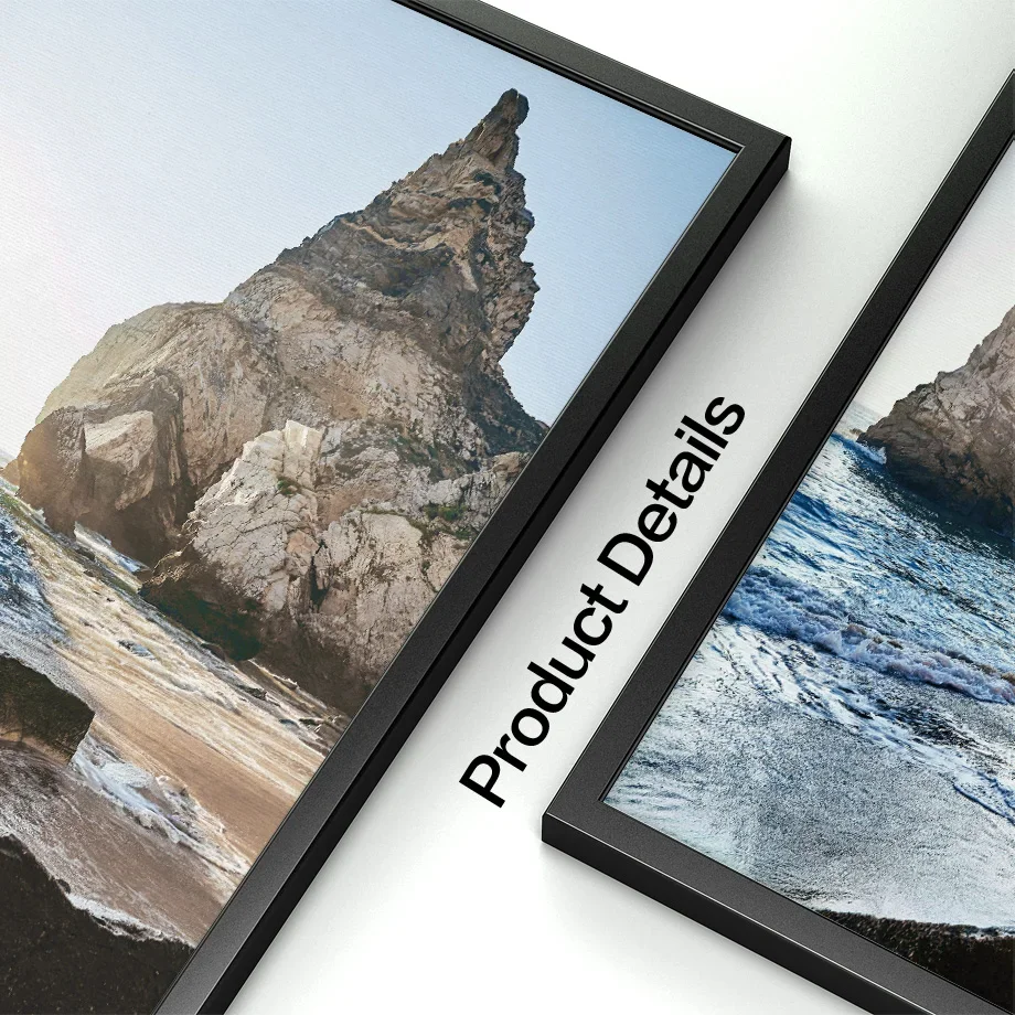 Настенная картина с изображением голубого семейства пляжа белой вазы парусником