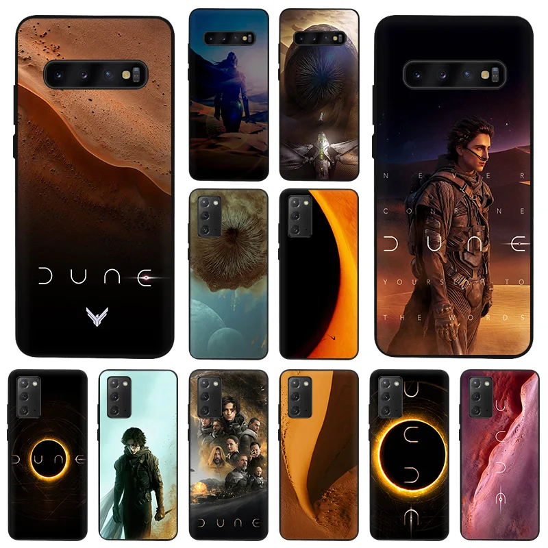 

Phone Case For Samsung A70 a50 a10E A40 A80 A90 A20 A30 DUNE Movie Black Soft Cases for Galaxy F41 F22 F52 F62 A03S A7 A9 Cover