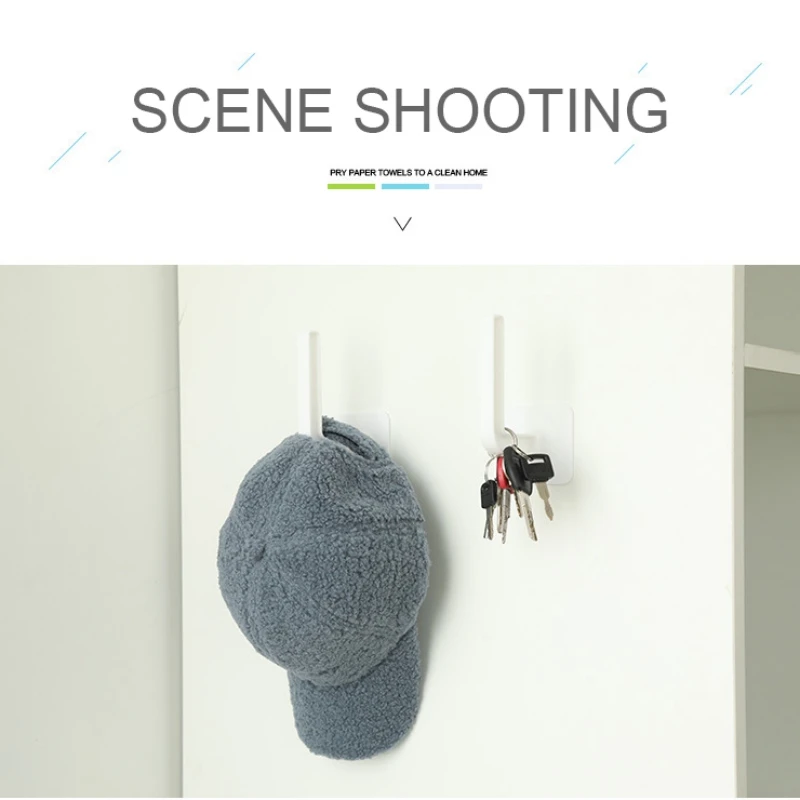 1 шт. настенный крючок без перфорации для кухни ванной комнаты следов стеллаж