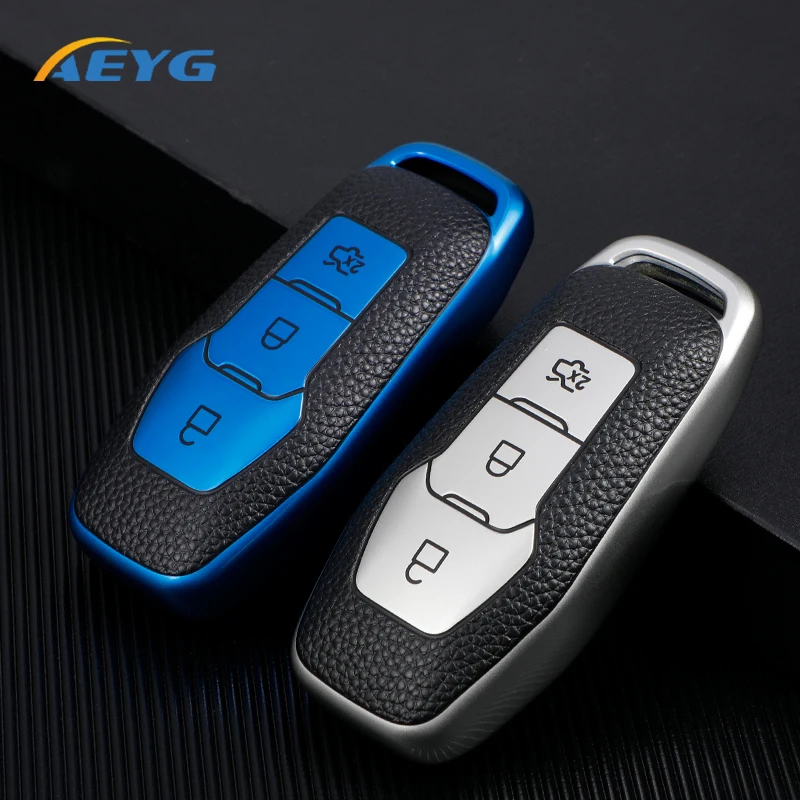 

TPU Car Remote Key Case Cover Shell Fob Holder For Ford Focus 3 4 ST Mondeo 5 MK5 Mustang F-150 Explorer Edge Fiesta Kuga MK3 4
