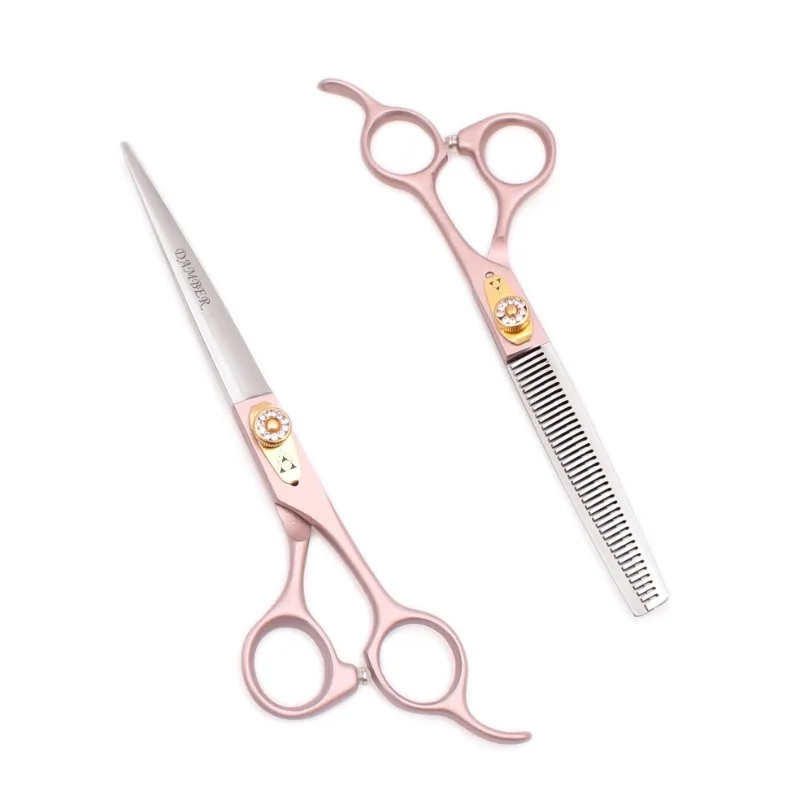

New Japan Steel Professional Hairdressing Scissors Hair Thinning Barber Scissors Set Hair Cutting Shears 5.5/6.0/7inches
