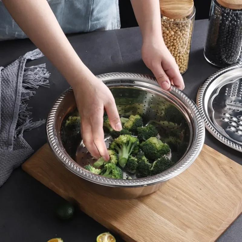 Многофункциональная тёрка из нержавеющей стали чаша для слива промывки