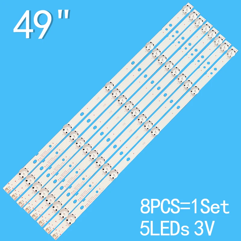 511MM 8PCS 3V LCD TV Backlight For 49 Inch TZLP151KHAB1 TXFZL51KFCB TXFZL53KFCB TXFZL53KFCA TZLP151KFCA2 TZLP151KFCB