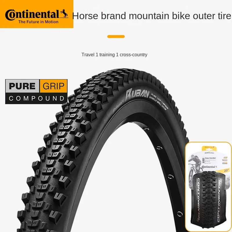 

German Continental Horse Brand Ruban Mountain Bike Tire Vacuum Tire 29 27.5 Off-road Tire