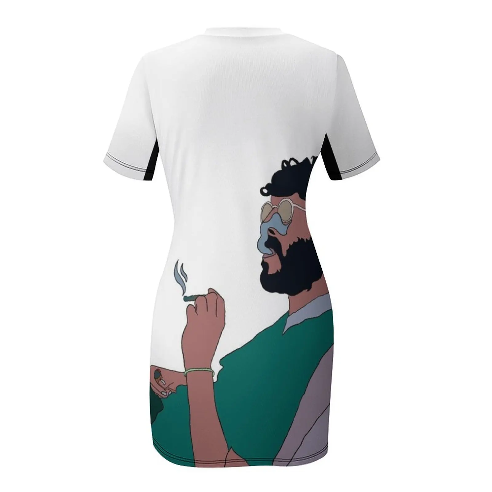 Lil Dicky платье из полиэстера и спандекса