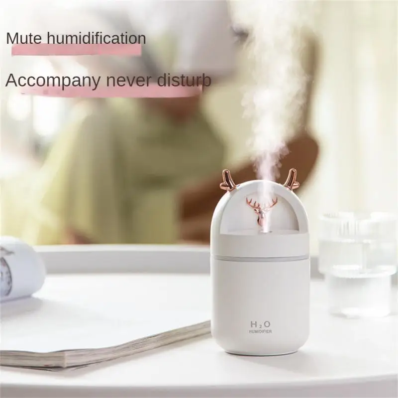 

New Product Water Drop Humidifier With Small Night Light And Small Fan Household Mute Humidifier Desktop Mute Spray Humidifie