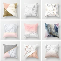 ins rose gold color throw pillow case gold mable cushion covers for home sofa chair decorative pillowcases