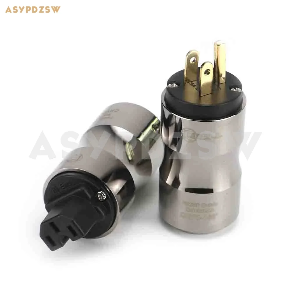 1 пара KRELL 15A позолота из чистой меди стандартная вилка переменного тока США +