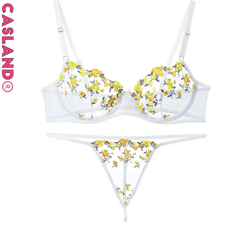 

Bras Set For Women Embroidery Floral Soutien Gorge Femme See Through Seamless Push Up Bra Set Of 2 Wired Elegant Underwear Mujer