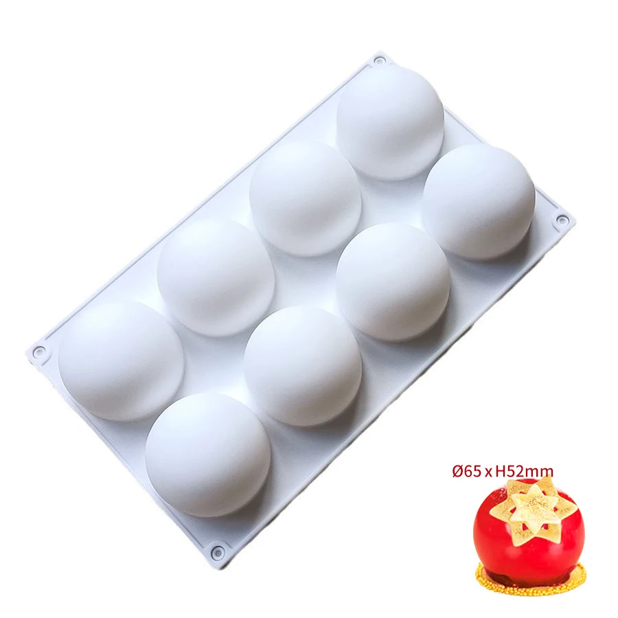

3D сферическая силиконовая форма для мусса, торта, выпечки шарика, французский десерт, шоколад, трюфель, кондитерские инструменты, кухонные аксессуары, предмет