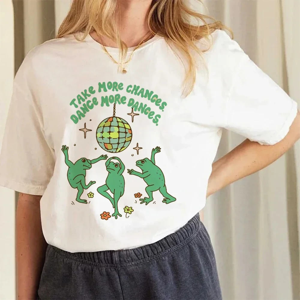 Новая женская футболка с милым рисунком из мультфильма повседневная