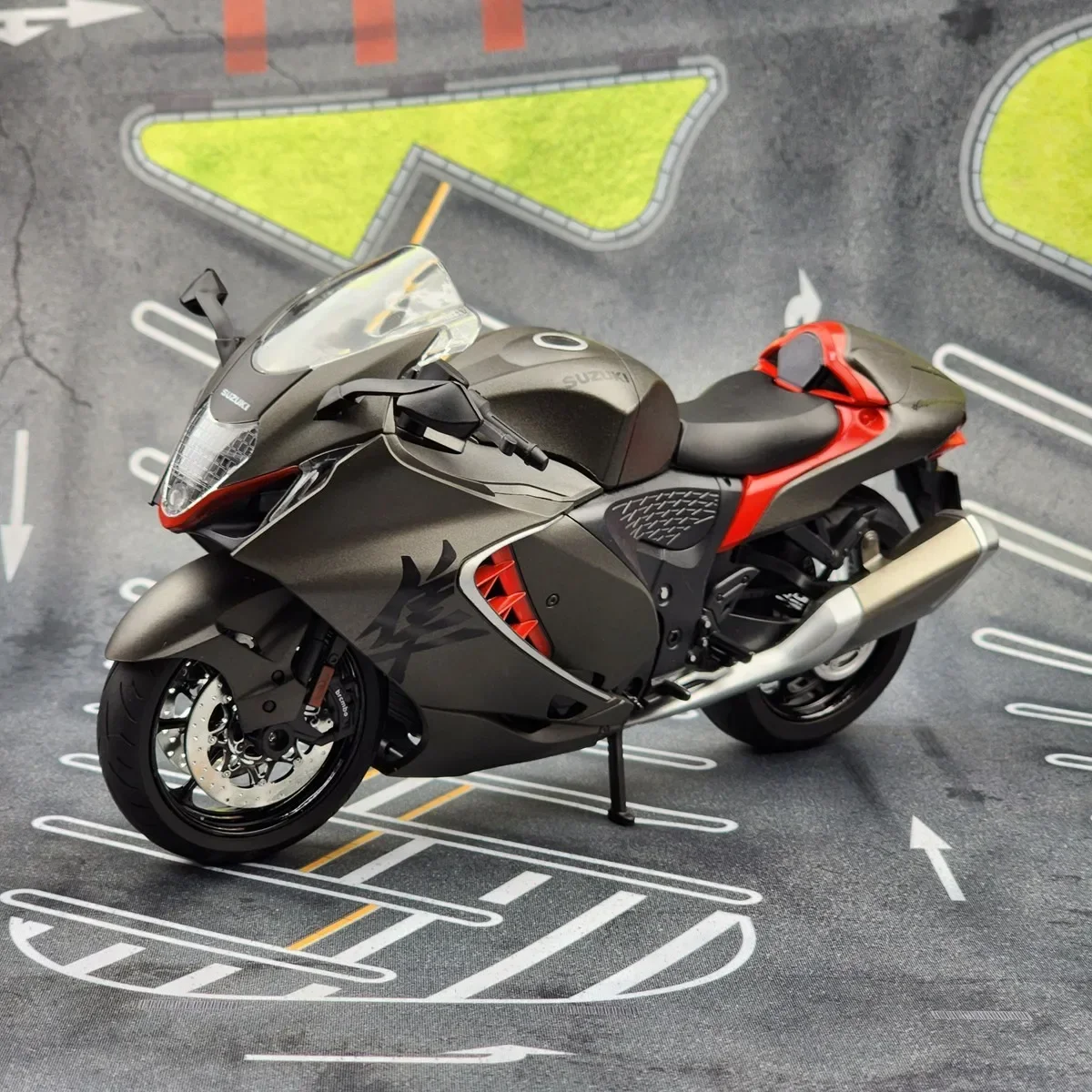 1:9 SUZUKI 2024 Hayabusa модель гоночного мотоцикла из сплава литая под давлением