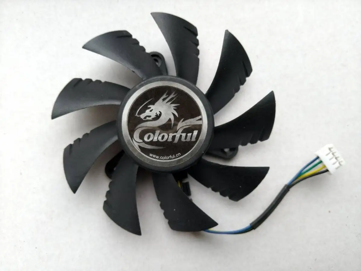 Вентилятор кулер для видеокарты GTX550Ti 650Ti 560 750Ti GT440 450 460 GT630|Кулеры и системы